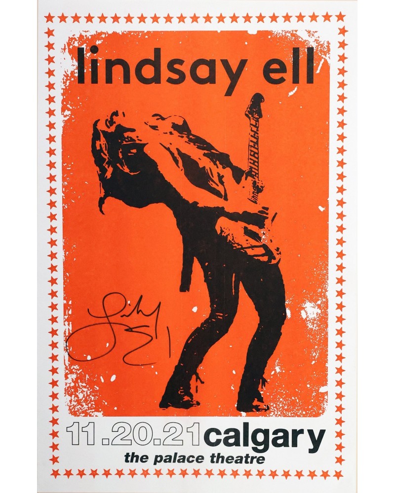 Lindsay Ell calgary alberta - 2021 autographed tour poster $2.25 Decor