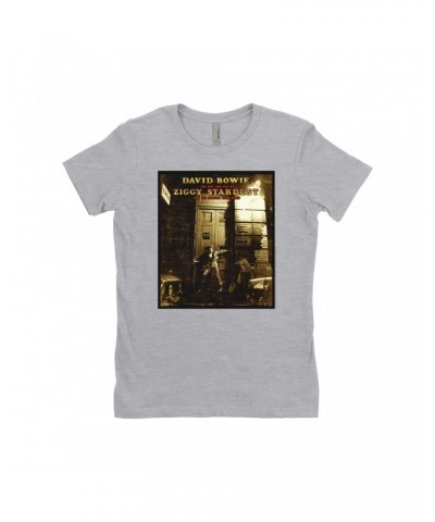 David Bowie Ladies Boyfriend T-Shirt | The Rise And Fall Of Ziggy Stardust And The Spiders From Mars Alternate Album Cover Sh...