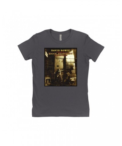 David Bowie Ladies Boyfriend T-Shirt | The Rise And Fall Of Ziggy Stardust And The Spiders From Mars Alternate Album Cover Sh...