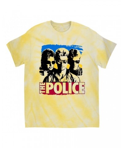 The Police T-Shirt | Synchronicity Portrait Tie Dye Shirt $9.43 Shirts