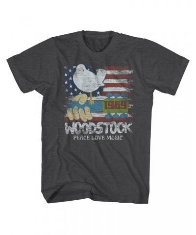 Woodstock T-Shirt | Americana Art Shirt $3.86 Shirts