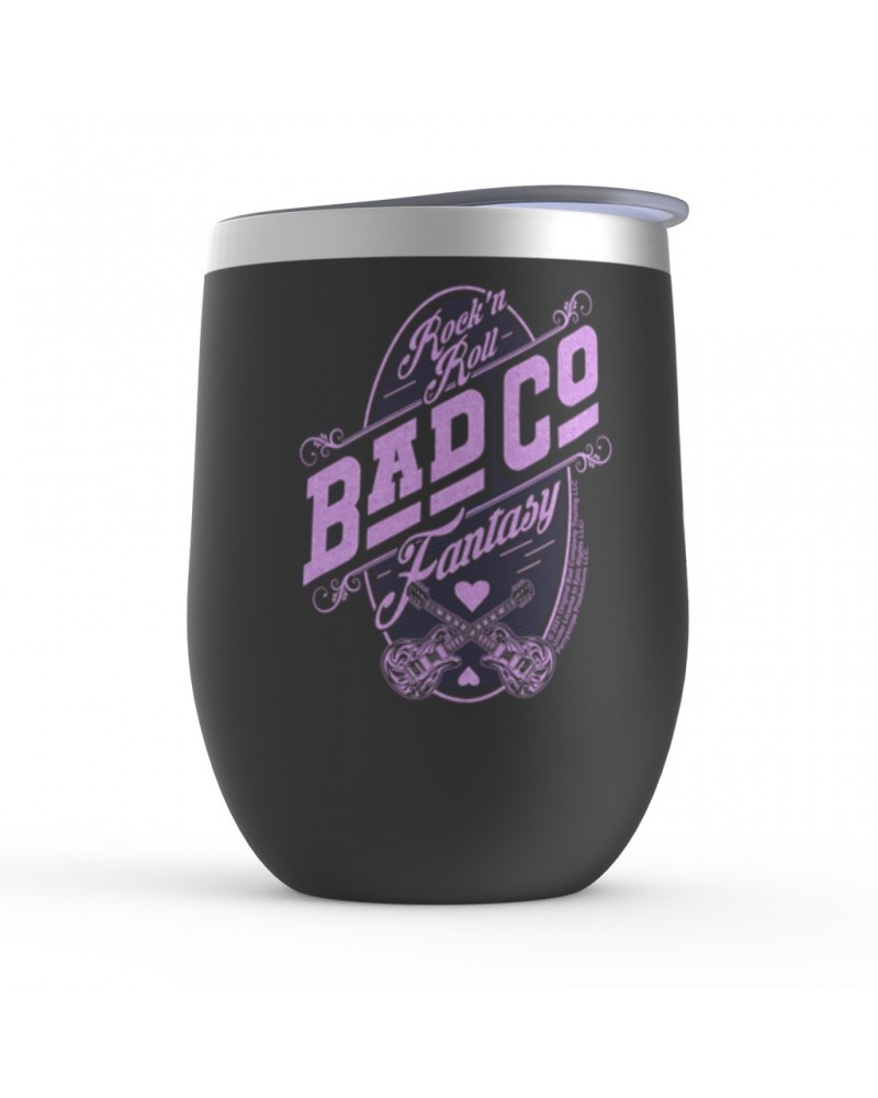 Bad Company Wine Tumbler | Rock N' Roll Fantasy Purple Stemless Wine Tumbler $10.56 Drinkware