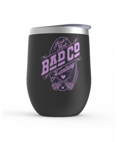 Bad Company Wine Tumbler | Rock N' Roll Fantasy Purple Stemless Wine Tumbler $10.56 Drinkware