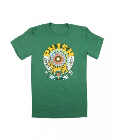 Phish Summer '23 Flaming Tiger Tee on Kelly $15.40 Shirts