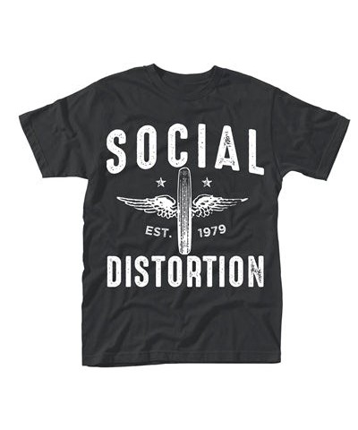 Social Distortion T-Shirt - Winged Wheel $12.25 Shirts