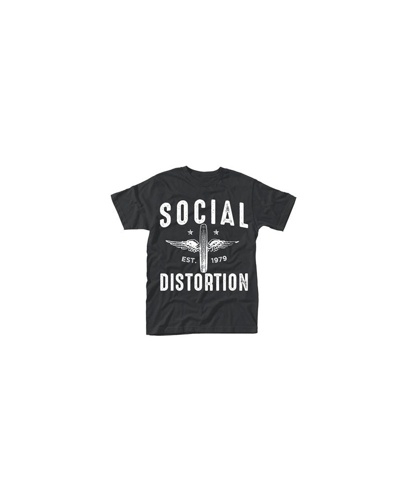 Social Distortion T-Shirt - Winged Wheel $12.25 Shirts