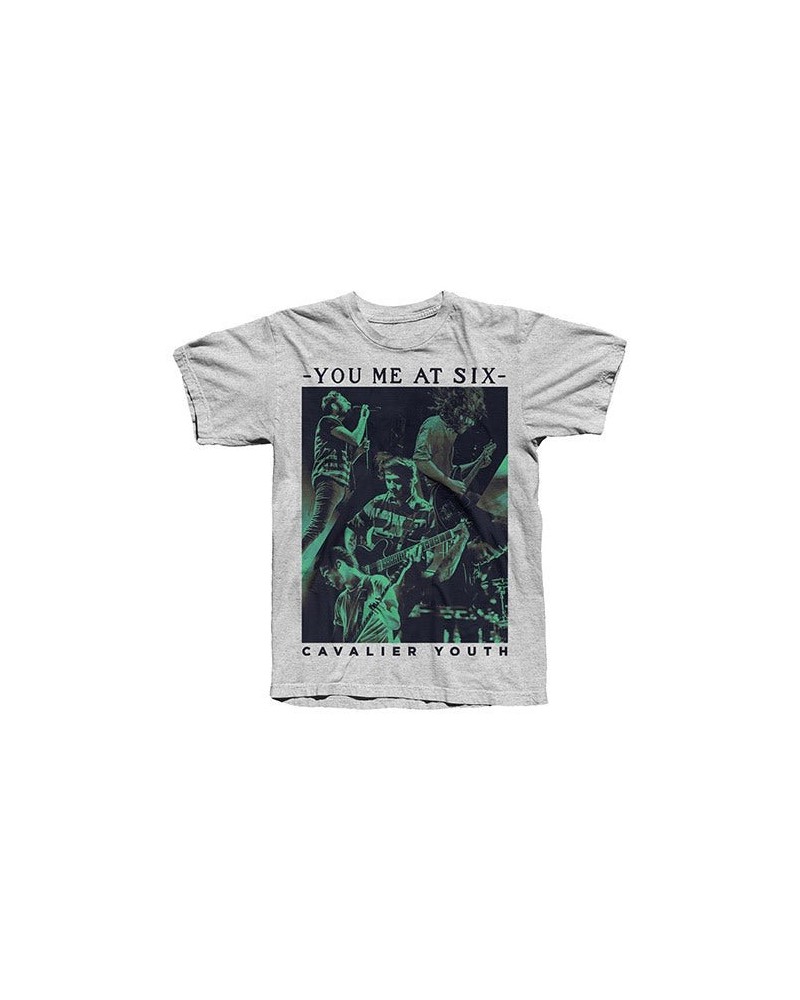 You Me At Six Band Photo Sports Grey T-shirt $11.18 Shirts