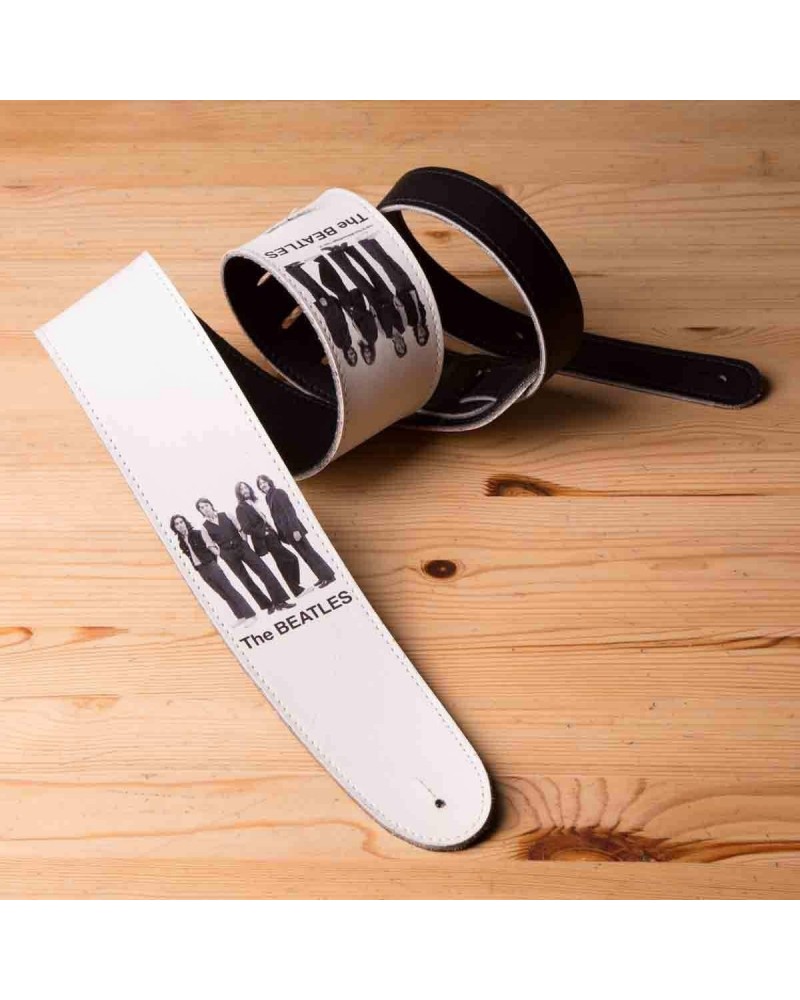 The Beatles White Album Photo 2.5" Vinyl D'Addario Guitar Strap $13.30 Vinyl