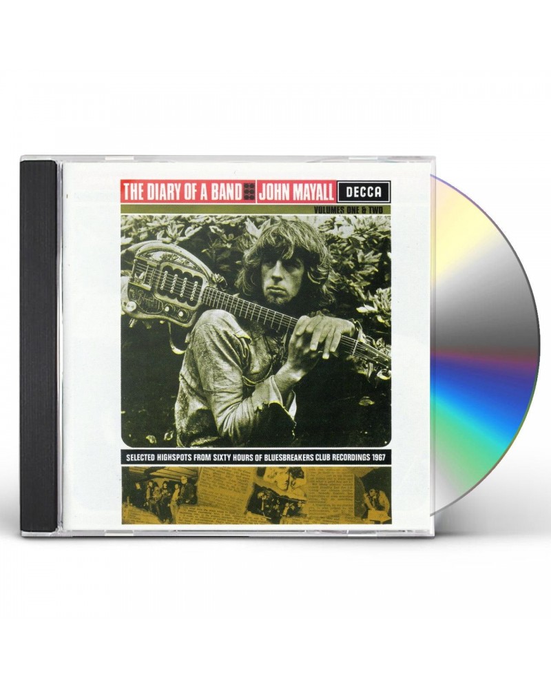 John Mayall & The Bluesbreakers DIARY OF A BAND 1 & 2 CD $7.93 CD