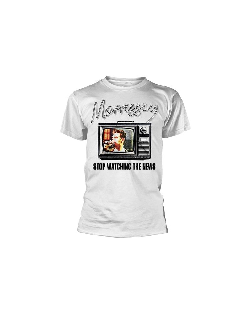 Morrissey T-Shirt - Stop Watching The News $10.16 Shirts