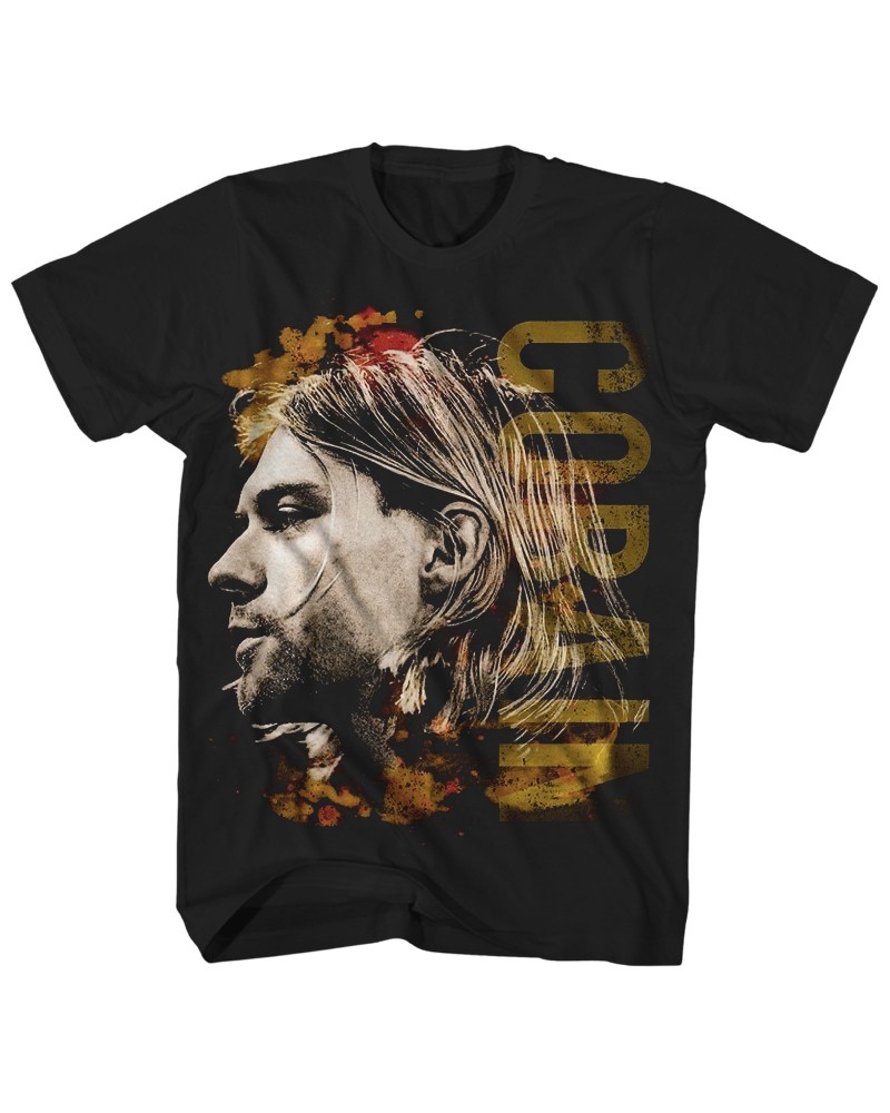 Nirvana T-Shirt | Kurt Cobain Profile Shirt $10.48 Shirts