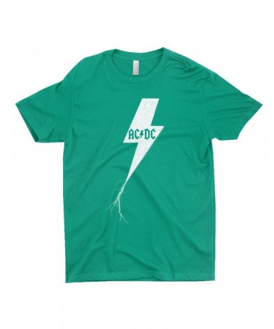 AC/DC T-Shirt | Lightning Bolt Strike Logo Distressed Shirt $11.23 Shirts