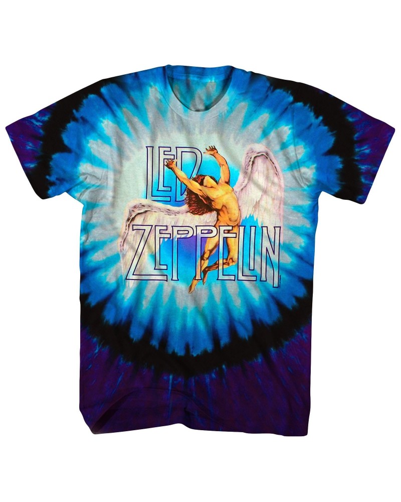 Led Zeppelin T-Shirt | Swan Song Icarus Tie Dye Shirt $2.87 Shirts