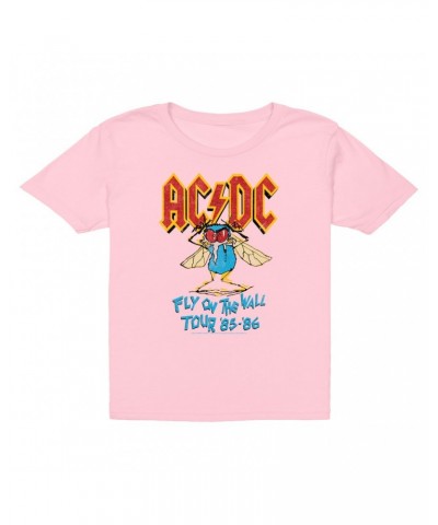 AC/DC Kids T-Shirt | Fly On The Wall Tour 1985-1986 Kids T-Shirt $7.73 Kids