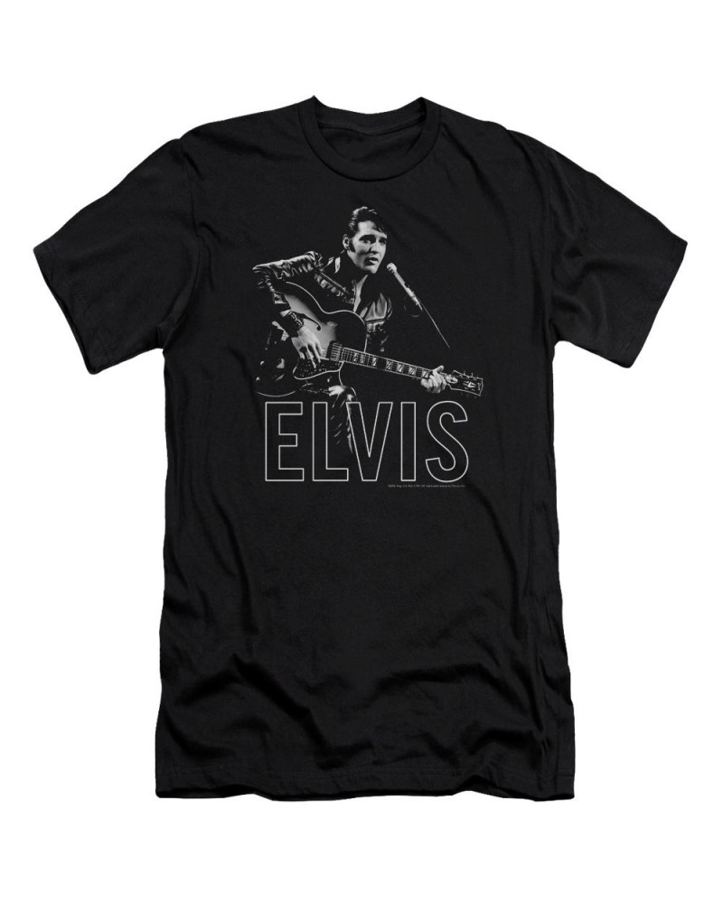 Elvis Presley Slim-Fit Shirt | GUITAR IN HAND Slim-Fit Tee $8.28 Shirts