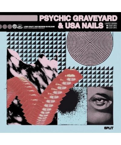 Psychic Graveyard & Usa Nails Split Vinyl Record $6.80 Vinyl